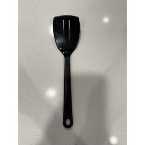 Vtg Tailor Made Products 2 Slotted Spatula Turner Black 11.5"